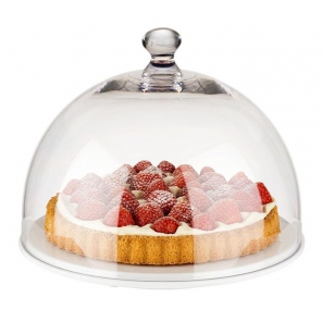 runder Polycarbonat-Deckel, transparent, Ø 30 cm, APS 06520