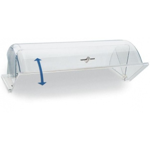 Plastic cover with chrome handle, Roll-Top GN 1/1, APS 11010