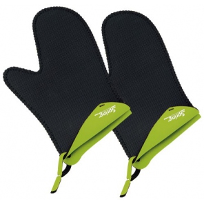 limettefarbener Handschuh
