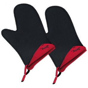 limettefarbener Handschuh