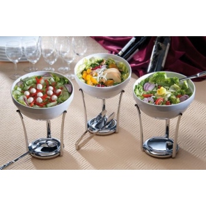 KING verchromter Buffetständer, 15x14 cm, APS 03622