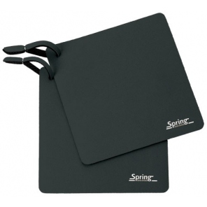 quadratischer Federgriff, 2 Stück, Farbe: schwarz