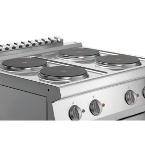 Elektroherd 700, B800, 4 Platten, EBO Bartscher Art.-Nr. 286225