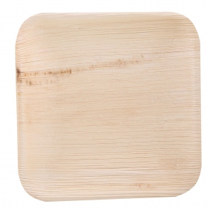 Bio-Teller quadratisch | Palmblatt 410624