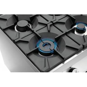 6-flammiger Gaskochherd, PO Bartscher Art.-Nr. 2951121