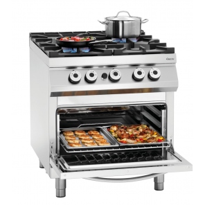 Gaskochherd 900, Breite 900 4 Platten PEI Bartscher Art.-Nr. 2952171