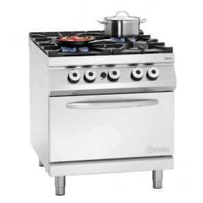 Gaskochherd 900, Breite 900 4 Platten PEI Bartscher Art.-Nr. 2952171