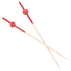 Fingerfood-Spieße „Kugel“ 9 cm | Bambus 38926