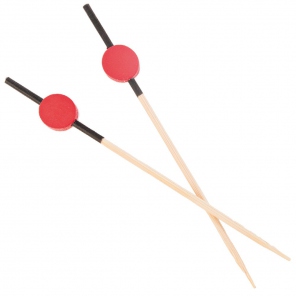 Fingerfood-Spieße „Kreis“ 9 cm | Bambus 38925