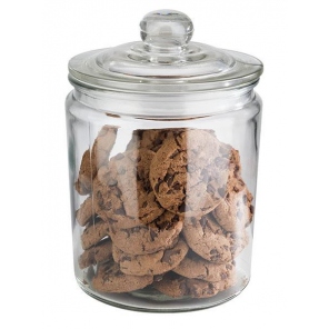 Glasgefäß mit Glasdeckel CLASSIC, 2,0 l Fassungsvermögen, APS 82251