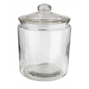 Glasgefäß mit Glasdeckel CLASSIC, 4,0 l Fassungsvermögen, APS 82252