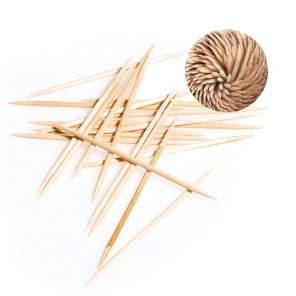 Zahnstocher im Kunststoffspender | Birke 38813