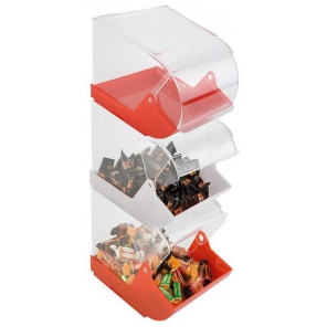 Süßigkeiten-Präsentationsständer, weiß 23 x 14,5 cm, APS 11884