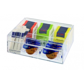 Teebox aus Kunststoff 22 x 17 cm, APS 11563