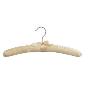 SATIN-KLEIDERBÜGEL MIT HAKEN