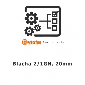 Backblech 2/1 GN, 20 mm Bartscher A101181