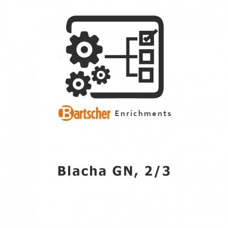 Blacha GN 2/3 Bartscher, 133212