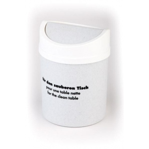 Kunststoff-Abfalleimer mit Klappdeckel 12x18 cm, APS 00031