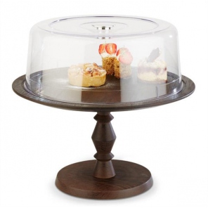 runde Abdeckung mit Griff für APART, BAKERY, SLATE und WOOD, transparent, Ø 33 cm, APS 06517