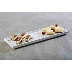 rechteckige Schale ASIA PLUS GN 1/1, Melamin, schwarz-rot, APS 15455