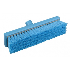 Blue sweeping brush, soft bristles, Hillbrush B849BRES