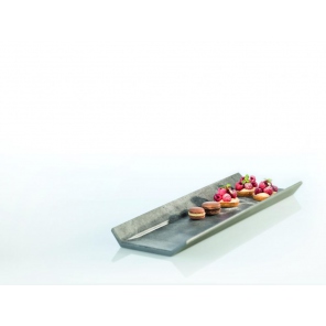 rechteckige Schale ELEMENT GN 1/1 Melamin Betonoptik 53x32,5 cm, APS 84400