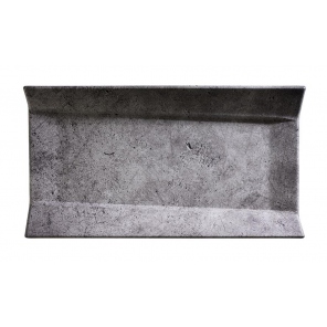 Taca prostokątna ELEMENT GN 1/3 z melaminy optyka betonu 325,5x17,5cm, APS 84402