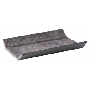 Taca prostokątna ELEMENT GN 1/3 z melaminy optyka betonu 325,5x17,5cm, APS 84402
