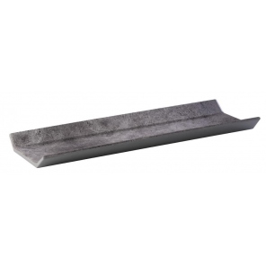 Taca prostokątna ELEMENT GN 2/4 z melaminy optyka betonu 53,0x16,2cm, APS 84404     