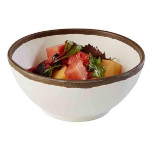 runde Schale CROCKER Melamin beige, 0,70 l, APS 84571