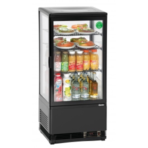 Kühlvitrine Bartscher Mini 78L, schwarz, 700277G