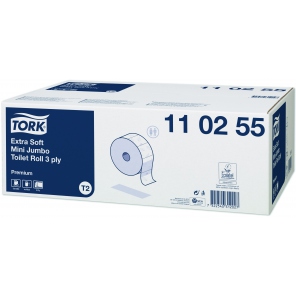 Tork Toilettenpapier Mini Jumbo extra weich Premium, 3-lagig, 110255