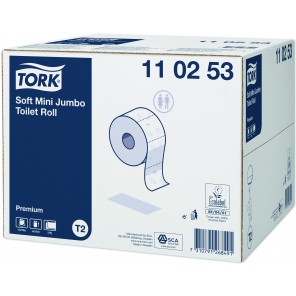 Tork papier toaletowy Mini Jumbo miękki Premium110253