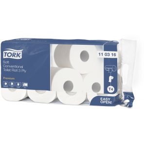 Tork papier toaletowy do dozownika z automatyczną zmianą rolek miękki Premium – 3 warstwy110316