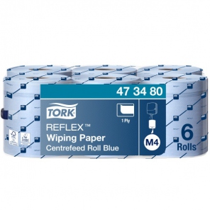 Tork Reflex™ Wischtücher Papier für leichte Verschmutzungen, 473480