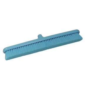 Blue broom for sweeping, soft bristles, Hillbrush B849BRES