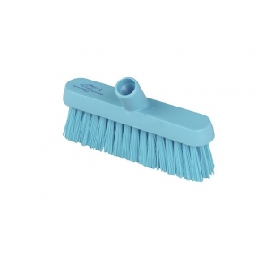 Blue sweeper brush, soft bristles, Hillbrush B849BRES