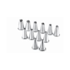 Komplett-Set gewellte Edelstahl Verschlüsse - 12-teilig, 30001.61595