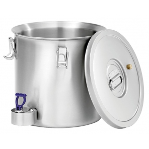 Thermobehälter Transport 20L CrNi mit Hahn Bartscher, 100085