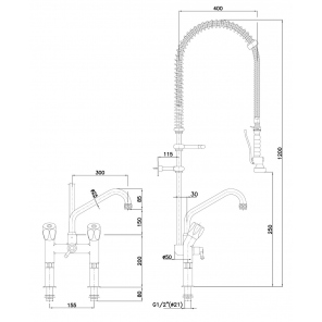 Rührkessel 2-Griff 40L-1802B Bartscher, 400137