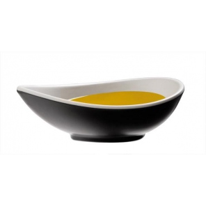 Melamine oval bowl HALFTONE...