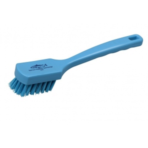 Blue cleaning brush, medium-stiff bristles, Hillbrush B884B