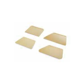 Schaber Kunststoff Trapez abgerundet 21,6x12,8 cm, 30002.37073