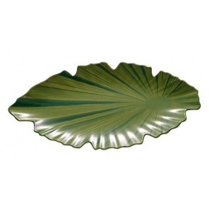 Leaf-shaped plate NATURAL...