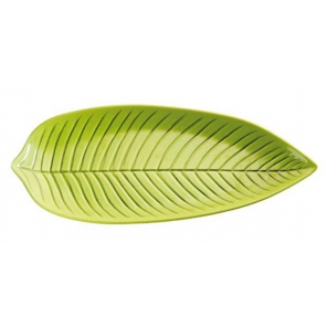 Leaf-shaped platter NATURAL...