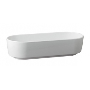 Melamine oval bowl, white,...