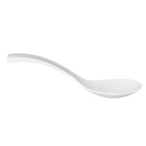 Salatlöffel, Melamin, weiß,...
