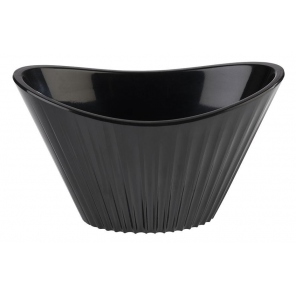 Oval mini bowl, black, made...