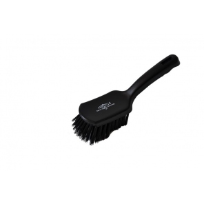 Bürste mit kurzem Stiel, schwarz, mittelhart, Hillbrush D7BLK