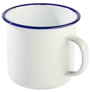 Enamel mug ENAMELWARE white...